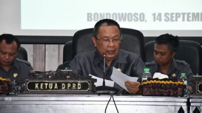 Rapat Paripurna Nota Penjelasan Bupati Bondowoso Terhadap Peraturan Daerah Tentang Perubahan APBD Tahun Anggaran 2023