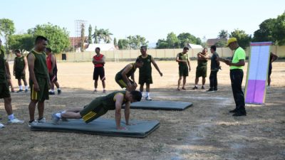 Mengetahui Kemampuan Fisik, Kodim 0822 Bondowoso Gelar Tes Kesempatan Jasmani