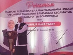 Gubernur Jatim Resmikan 78 Rumah Relokasi Pasca Bencana Banjir Bandang