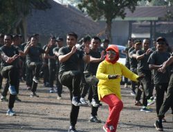 Jum’at Sehat, Kodim 0822 Bondowoso Gelar Senam Bersama