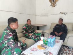 Tingkatkan Sinergitas, Satgas Pamrahwan Yonif 721/Makkasau Silaturahmi dengan Forkopimda Tolikara