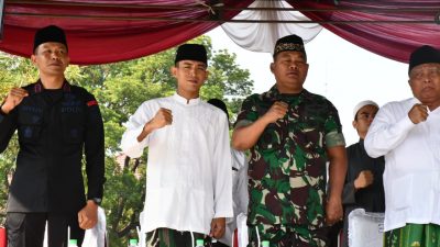 Letkol Inf Rinto Wijaya hadiri Apel Peringatan Hari Santri Nasional 2023 di Bondowoso