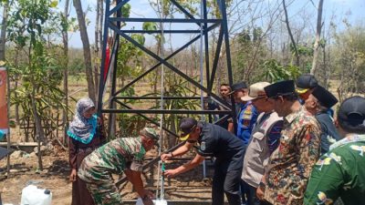 Danramil 0822/16 Cermee Hadiri Peresmian Sumur Bor