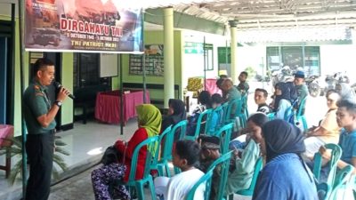 Ringankan Beban Masyarakat, Koramil 0822/11 Tapen Adakan Bhakti Kesehatan Sunat Massal