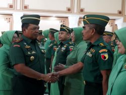 Ratusan Perwira Kodam Brawijaya Naik Pangkat Satu Tingkat Lebih Tinggi