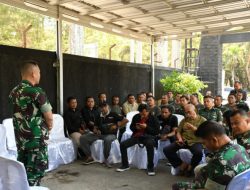 Kodim 0822 Bondowoso Gelar Coffe Morning Bersama Awak Media, Kuatkan Kesolidan dan Kekompakan.