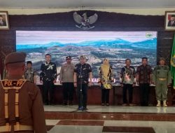 Serah Terima Pataka Dipimpin Langsung Oleh Pj Bupati Bondowoso