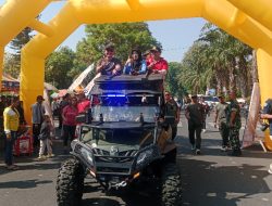 Semarakkan HUT ke 78 TNI, Kodim 0822 Bondowoso Gelar Jalan Sehat Dengan Doorprize Sepeda Motor