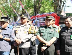 Dandim 0822 Bondowoso Hadiri Apel Gelar Pasukan Sispamkota Operasi Mantap Brata Semeru 2023