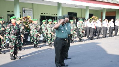 Upacara Bulanan 17 0ktober 2023 Dipimpin Danramil 0822/03 Tegalampel