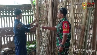 Pelaksanaan Peninjauan UMKM Warga Sekitar Oleh Babinsa 0823/05 Wringin