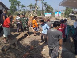 Peletakan Batu Pertama oleh Danramil 0822/03 Tegalampel, Pembangunan Masjid Ar Raudhah