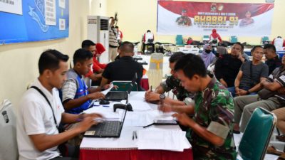 Dandim 0822 Bondowoso Ikuti Kegiatan Baksos Kes Pengabdian Alumni Akabri 91