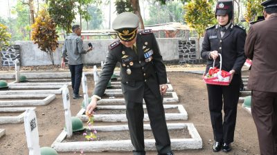 Dandim 0822 Bondowoso Hadiri Upacara Ziarah Nasional Hari Pahlawan 2023