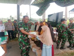 Kodim 0822 Bondowoso Gelar Gerakan Pangan Nasional Secara Virtual dan Serbuan Pasar Murah