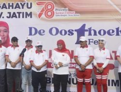 Pj Bupati Bondowoso Jalan Sehat Bareng Gubernur di HUT Jatim ke-78