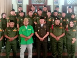 Pelantikan Satkoorcab Banser Kabupaten Bondowoso Masa Khidmad 2022- 2023, Gus Syef Kembali Terpilih.