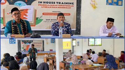 SMP Wisma Aswaja Bondowoso Gelar IHT Pengembangan Pembelajaran Terintegrasi Literasi-Numerasi
