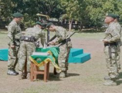 Sertijab Danyonif Raider 514 /SY Kostrad Dipimpin Langsung Oleh Danbrigif 9 / Daraka Yudha.