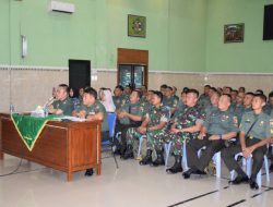 Vidcon Bersama Pangdam V/Brawijaya, Dandim 0822 Bondowoso Dampingi Anggota Yang Sakit