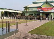 Kodim 0812 Lamongan Gelar Tradisi Pelepasan Dua Personel Pindah Satuan