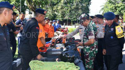 Kasdim 0822 Bondowoso Ikuti Apel Gelar Pasukan dan Penanggulangan Bencana Tahun 2023/2024