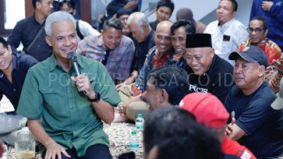 Ganjar Pranowo Temui Ratusan Nelayan Dari Organisasi KNTI dan HNSI di Kediamannya