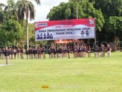 Menghadapi Pemilu Tahun 2024, Bawaslu Bondowoso Menggelar Apel Akbar Siap Siaga Pengawasan