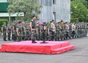 Mayjen TNI Rafael Granada Baay Pimpin Apel Gabungan TNI-Polri