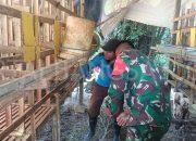 Babinsa Sukodadi Kawal Vaksinasi PMK dan Pemberian Vitamin pada Hewan Ternak