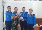 Dandim 0812 Lamongan Terima Kunjungan Tiga Pelajar SMA Taruna Nusantara
