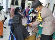 Polres Jember melalui Bhabinkamtibmas Dukung Program Vaksinasi Polio Bagi Balita