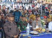 Dandim 0422/LB bersama Forkopimda Terima Kunjungan Menteri Perdagangan Dalam Rangka Peletakan Batu Pertama Pasar Tematik