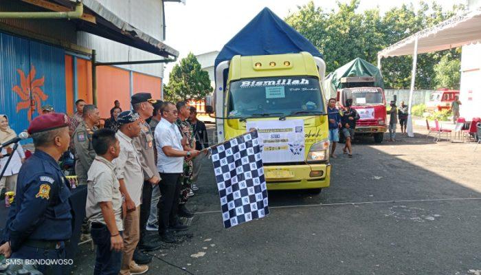 Launching Perdana Pendistribusian Logistik Pemilu Tahun 2024 oleh KPU dan Forkopimda