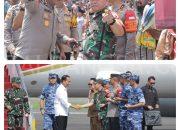 Mayjen TNI Rafael Granada Baay Bersama Forkopimda Jatim Dampingi Presiden Jokowi Resmikan Jalan di Madiun