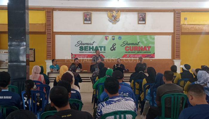 Bukti Nyata Sinergitas TNI-Polri di Lamongan Melalui Jumat Sehati dan Jumat Curhat