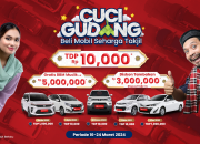 TDP 10.000 Hadir Lagi di Cuci Gudang Mobil Bekas Caroline.id Spesial Lebaran 2024