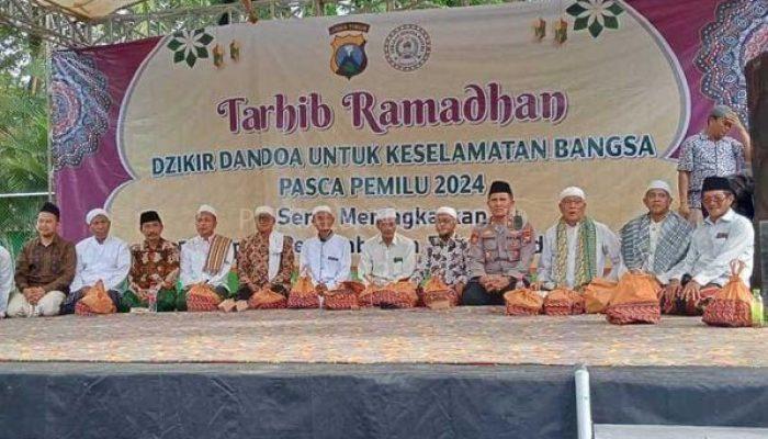 Sambut Ramadhan Polda Jatim Gandeng LSM Gapura dan Ulama Gelar Istighosah di Pamekasan