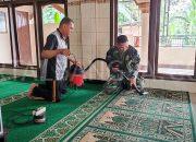 Sinergitas Babinsa dan Bhabinkamtibmas serta Warga Pakem dalam Menyambut Ramadhan