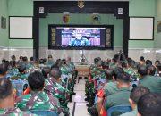 Kodim 0822/Bondowoso Ikuti Vidcon Dalam Rangka Mendukung Hanpangan Nasional