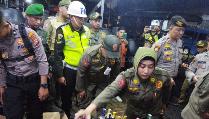 Operasi Pekat Semeru 2024 Polresta Malang Kota Amankan Ratusan Botol Miras