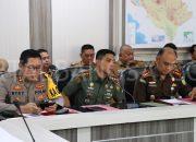 Dandim 0422/Lampung Barat Ikuti Rakor Bersama Forkopimda