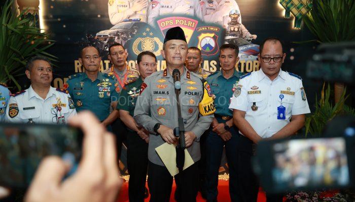 Polda Jatim Gelar Rakor Lintas Sektoral Operasi Ketupat Semeru 2024 untuk Pengamanan Idul Fitri 1445 H
