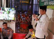 Momen Puluhan Tahanan Terima Tausiah Sebelum Buka Bersama Polres Tanjungperak