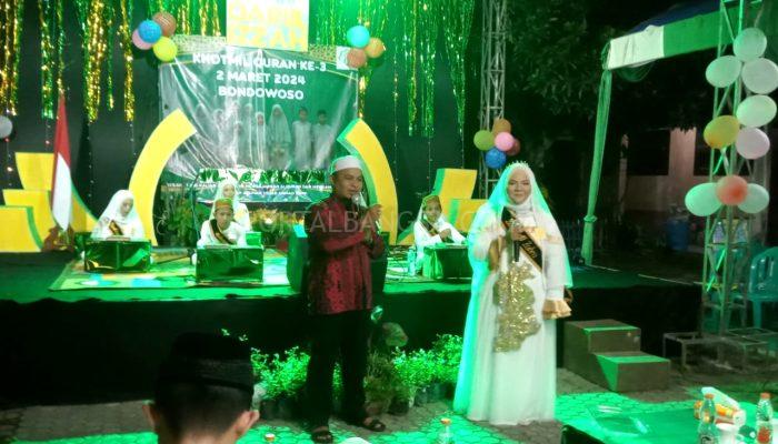 Rumah Quran Darrul Izzah Blindungan Terapkan Metode Ummi Ghorib di Khotmil Quran ke 3