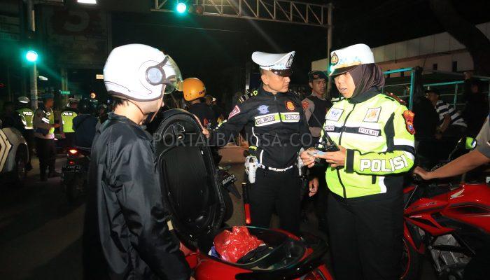 Polisi Amankan Puluhan Ranmor Tidak Sesuai Spektek di Kota Kediri Diduga Balap Liar