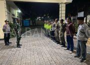 Amankan Kegiatan Masyarakat Gema Takbir, Koramil 14 Prajekan Apel Kesiapan Pengamanan