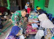 Babinsa Kodim 0822/02 Curahdami Perkuat Silaturahmi Dengan Giat Pendampingan Posyandu
