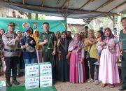 Kolaborasi TLCI dan Kodim 0822 Bondowoso, Bagikan Puluhan Paket Sembako