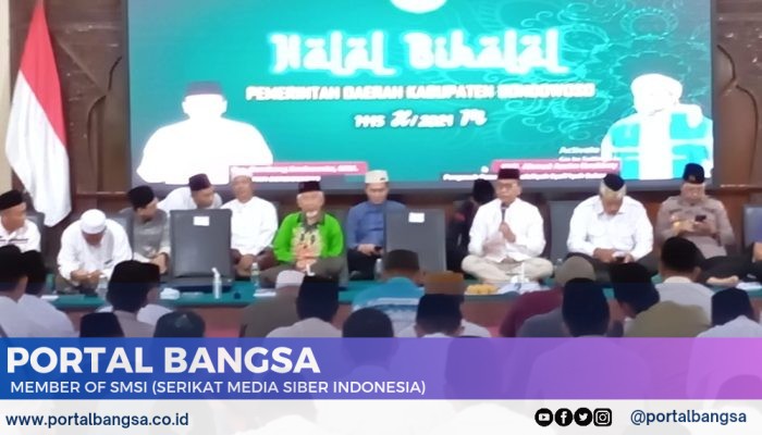 Halal bi Halal Bersama Pemkab Bondowoso dan Tokoh Masyarakat, Begini Tujuannya